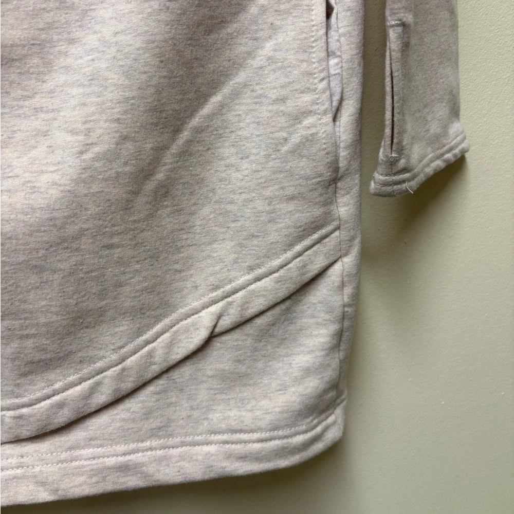 Earth Yoga Tunic Dress with pockets Size Medium - Heather Beige Cream Natural